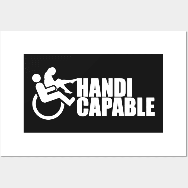 Handi capable Handicap Wall Art by Olien